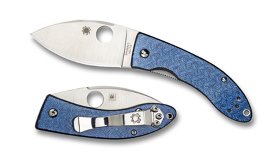 General Spyderco | Lil' Lum Nishijin Blue Sprint Run™