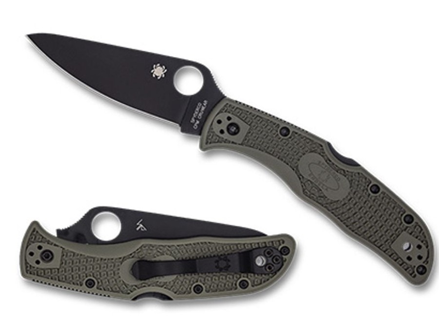 General Spyderco | Endela® Od Green Frn Cpm Cru-Wear Black Blade Exclusive