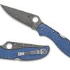 General Spyderco | Stretch™ 2 Xl Blue Nishijin Glass Fiber Damascus Sprint Run™