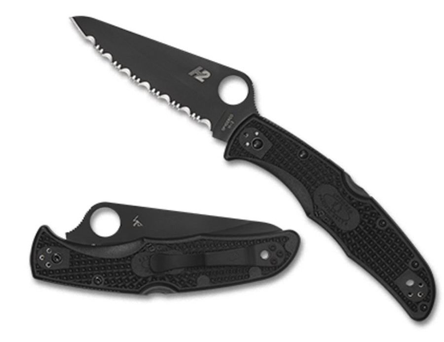 General Spyderco | Pacific Salt® 2 Black Blade