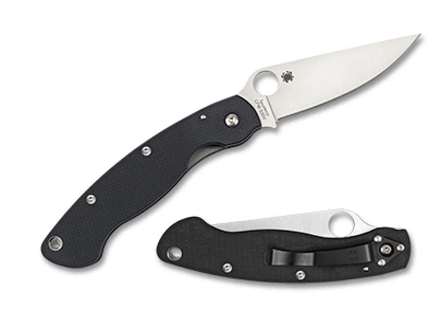 General Spyderco | Military™ Model G-10 Black Left Hand