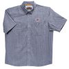 General Spyderco | Orvis® Men'S Tech Chambray Blue Work Shirt Short Sleeve