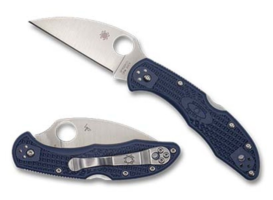 General Spyderco | Delica® 4 Dark Navy Frn Cpm 20Cv Wharncliffe Exclusive