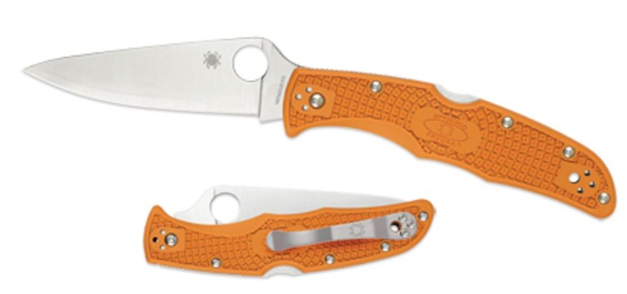 General Spyderco | Endura® 4 Burnt Orange Hap40 Sprint Run™