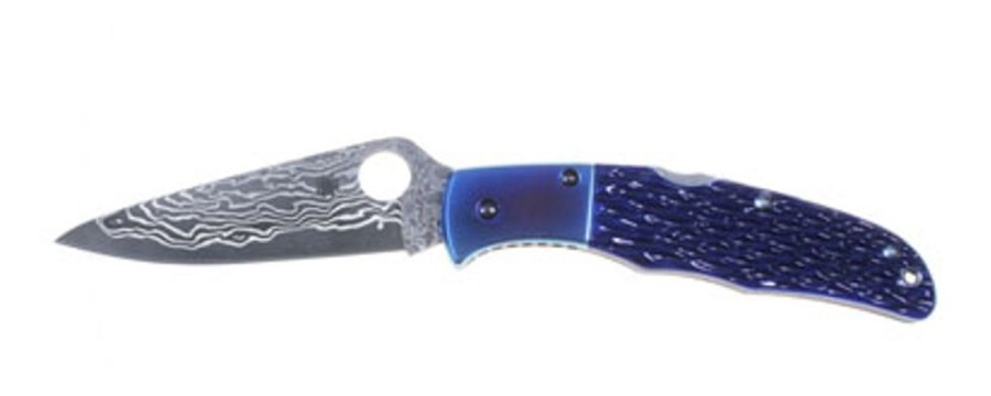 General Spyderco | Endura® Damascus/Jigged Bone Sprint Run™