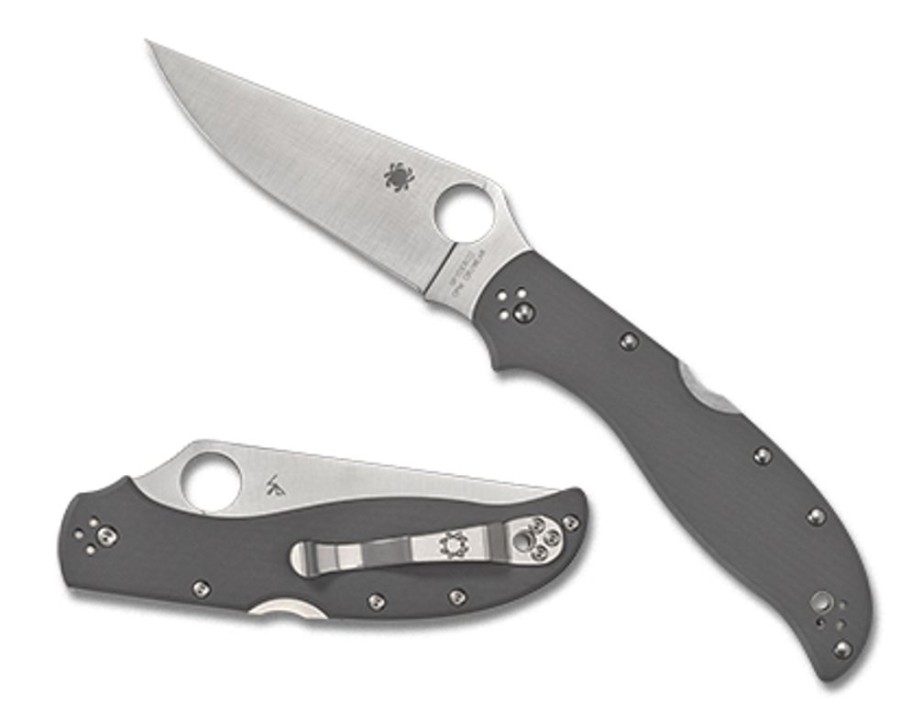 General Spyderco | Stretch™ 2 Xl Gray G-10 Cpm® Cru-Wear