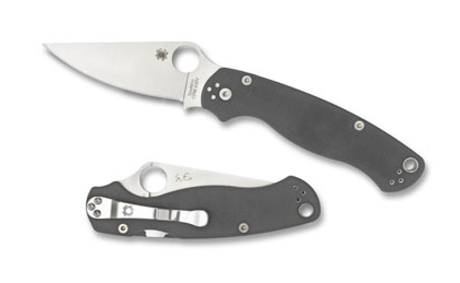 General Spyderco | Para Military® 2 Gray G-10 20Cp Sprint Run™