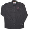 General Spyderco | Orvis® Men'S Tech Chambray Work Shirt Black Long Sleeve