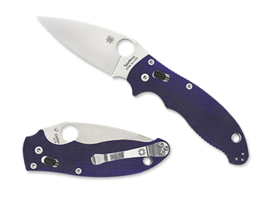 General Spyderco | Manix® 2 Dark Blue G-10 Cpm S110V