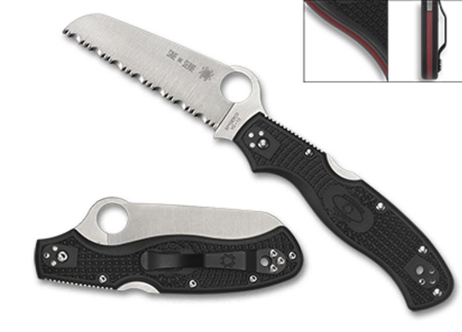 General Spyderco | Rescue™ 3 Lightweight Thin Red Line