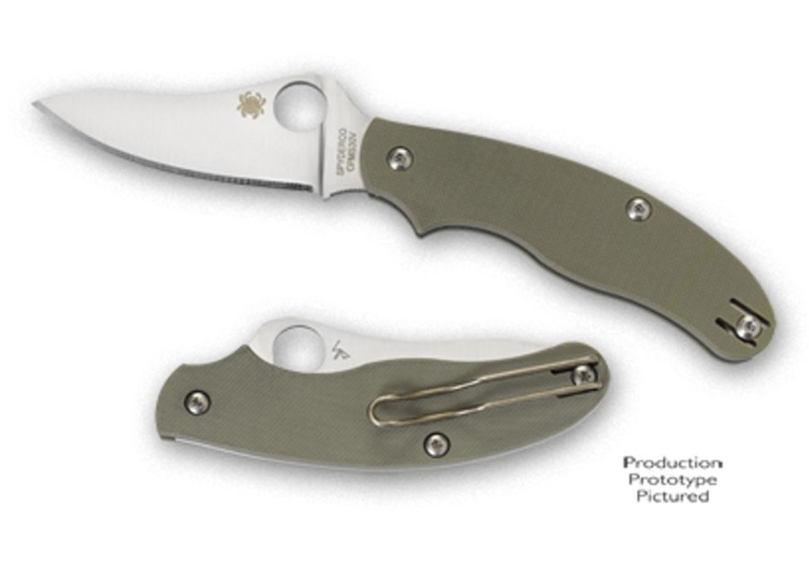 General Spyderco | Uk Penknife™ Foliage Green G-10 Drop Point