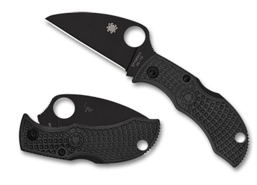 Intent Spyderco | Manbug® Wharncliffe Black Blade