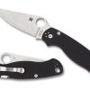 General Spyderco | Para Military® 2 G-10 Black Plainedge™