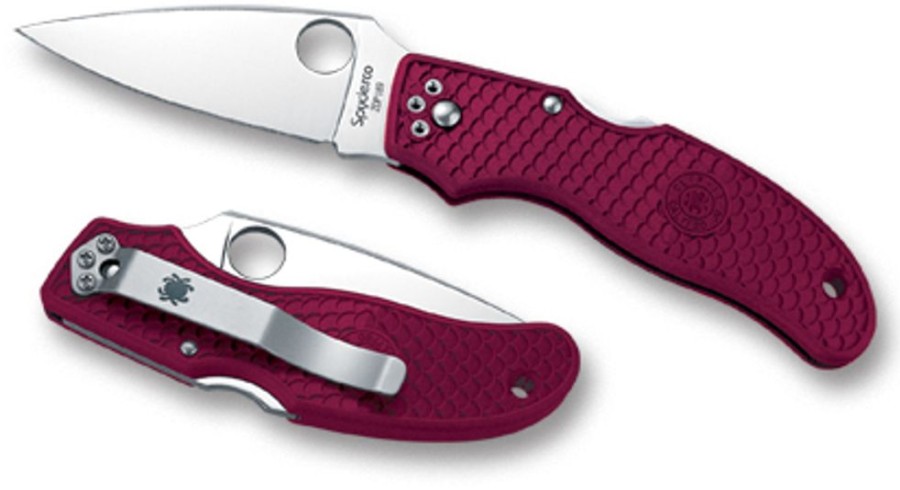 General Spyderco | Calypso Jr.™ Burgundy Frn