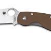 General Spyderco | Military™ Model Brown G-10 Cts Xhp Sprint Run™