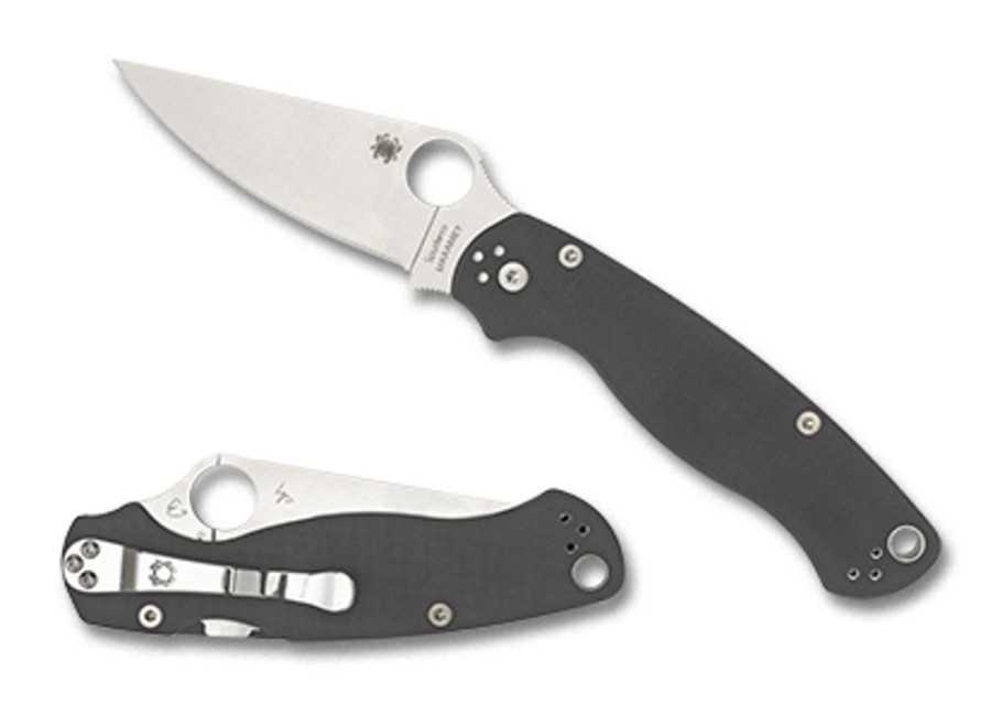 General Spyderco | Para Military® 2 G-10 Dark Gray Maxamet