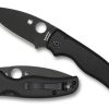 General Spyderco | Shaman® G-10 Black/Black Blade