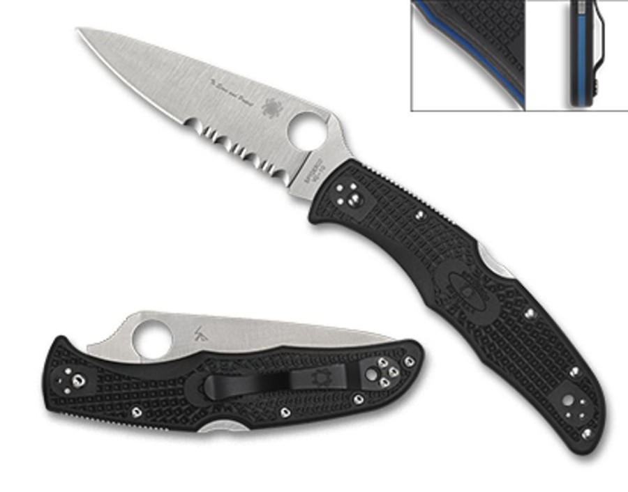 General Spyderco | Endura® 4 Lightweight Thin Blue Line