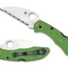 General Spyderco | Salt® 2 Green Lc200N Wharncliffe