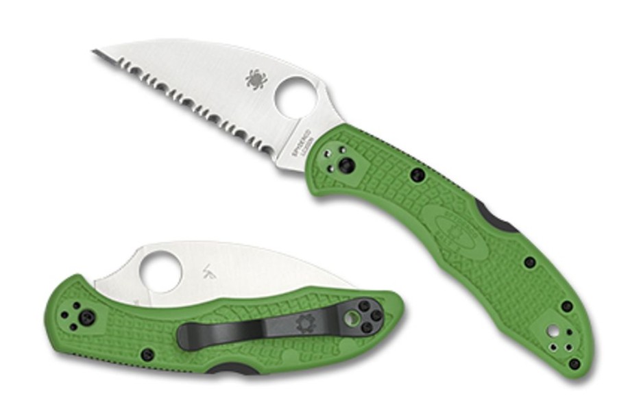 General Spyderco | Salt® 2 Green Lc200N Wharncliffe