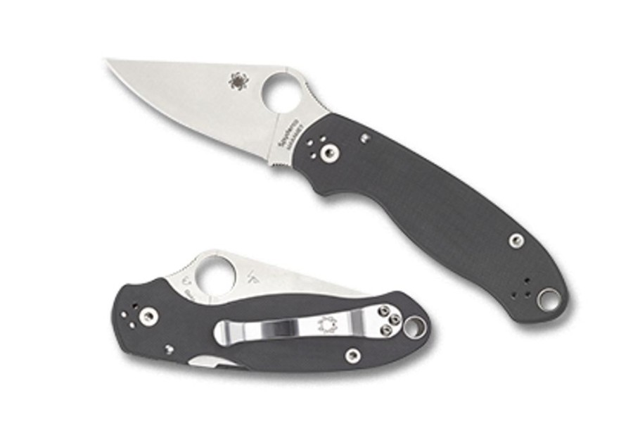 General Spyderco | Para® 3 G-10 Dark Gray Maxamet