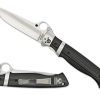 General Spyderco | Vallotton Sub-Hilt™ G-10 Black