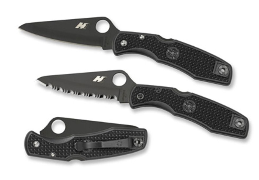 General Spyderco | Pacific Salt® Frn Black/Black Blade