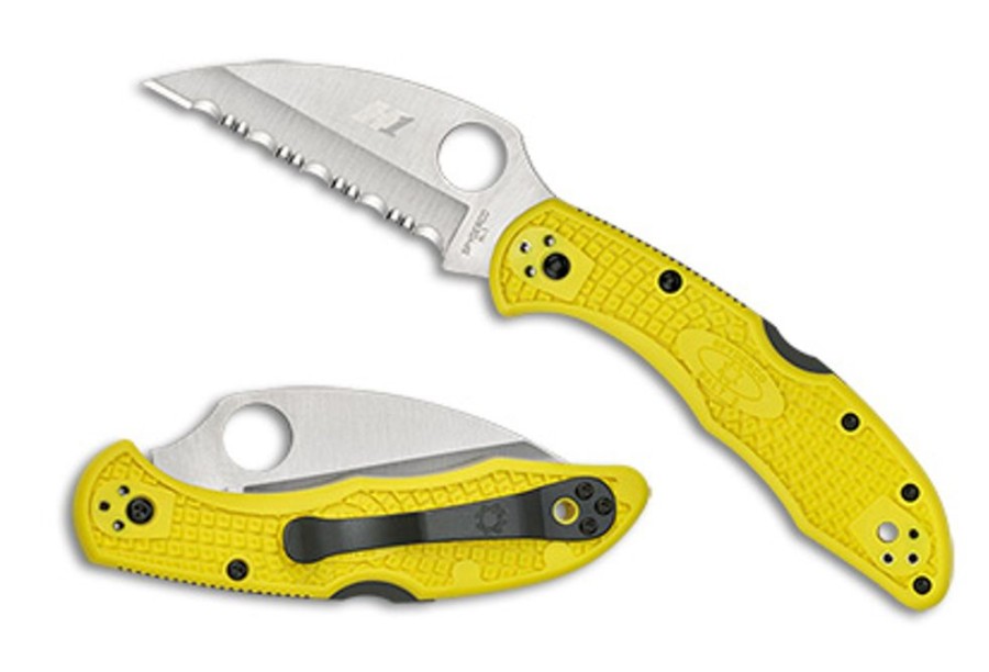 General Spyderco | Salt® 2 Frn Yellow Wharncliffe Spyderedge