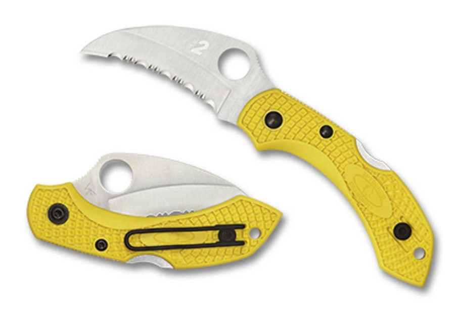 General Spyderco | Dragonfly™ 2 Salt® Frn Yellow Hawkbill