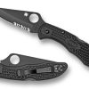 General Spyderco | Delica® 4 Frn Black/Black Blade