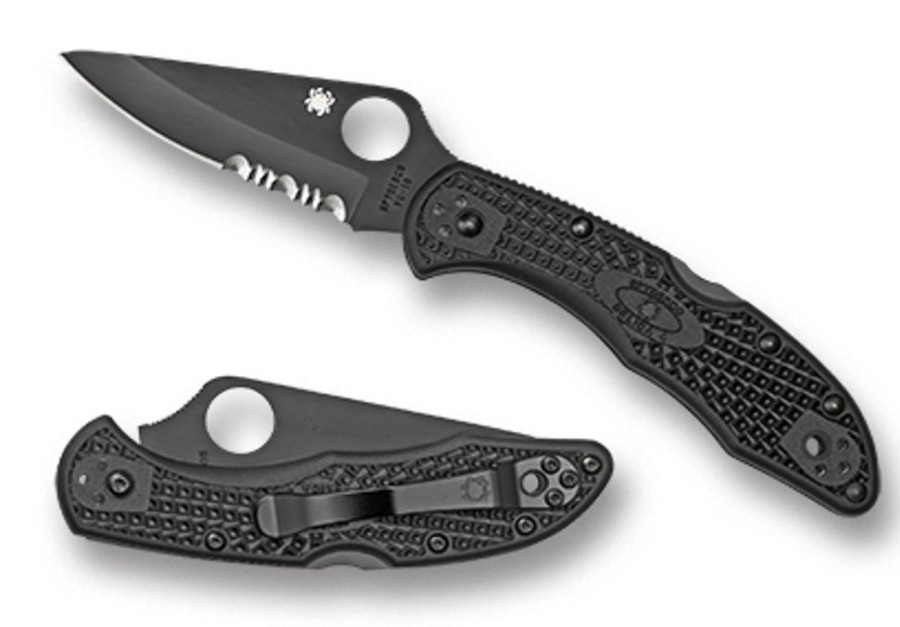 General Spyderco | Delica® 4 Frn Black/Black Blade