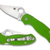 General Spyderco | Para® 3 Neon Green G-10 Cpm 20Cv Exclusive