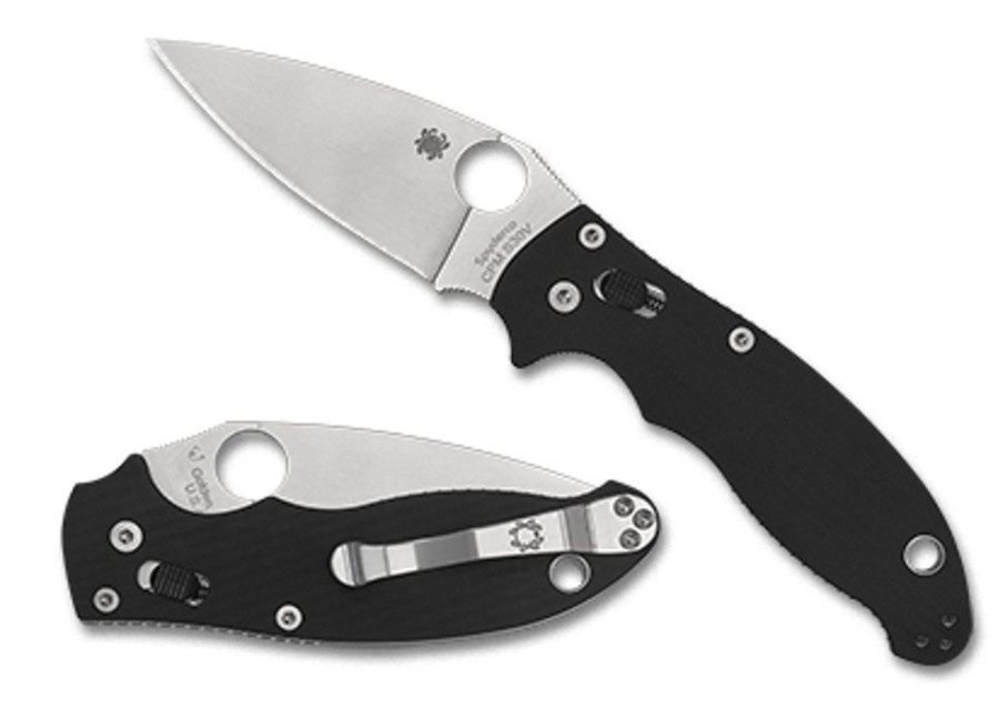 General Spyderco | Manix® 2 Black G-10