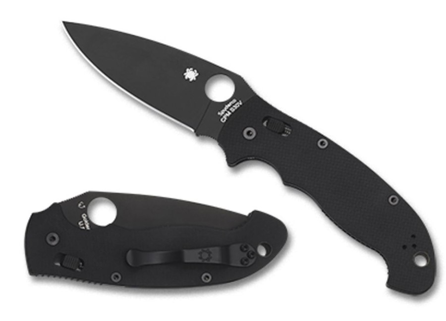 General Spyderco | Manix® 2 Xl Black G-10/Black Blade