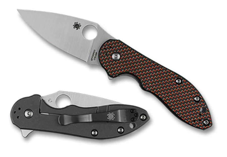 General Spyderco | Domino™ Red Carbon Fiber