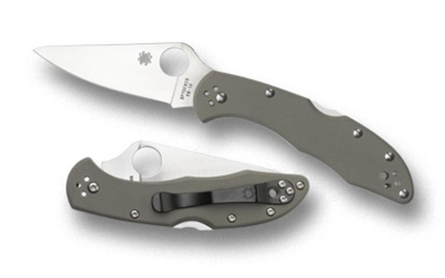 General Spyderco | Delica® Foliage Green G-10