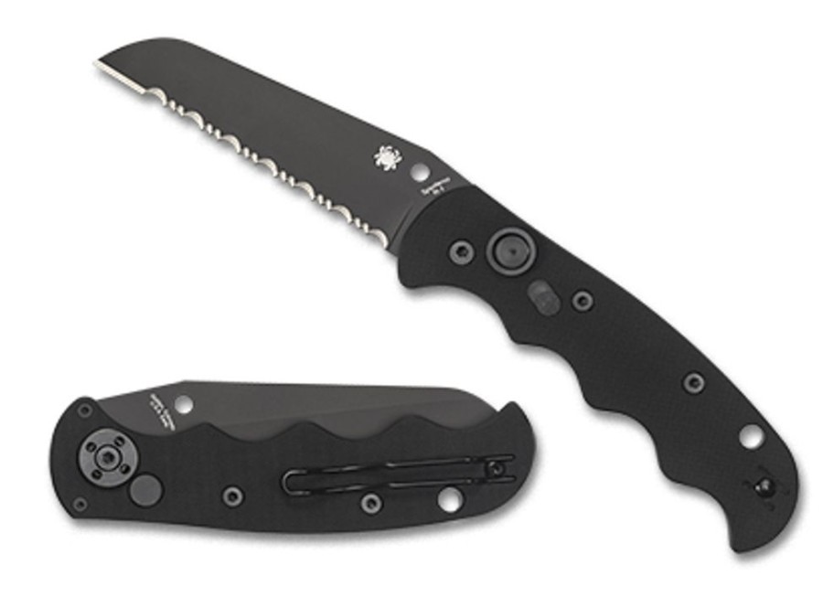 General Spyderco | Autonomy™ G-10 Black/Black Blade