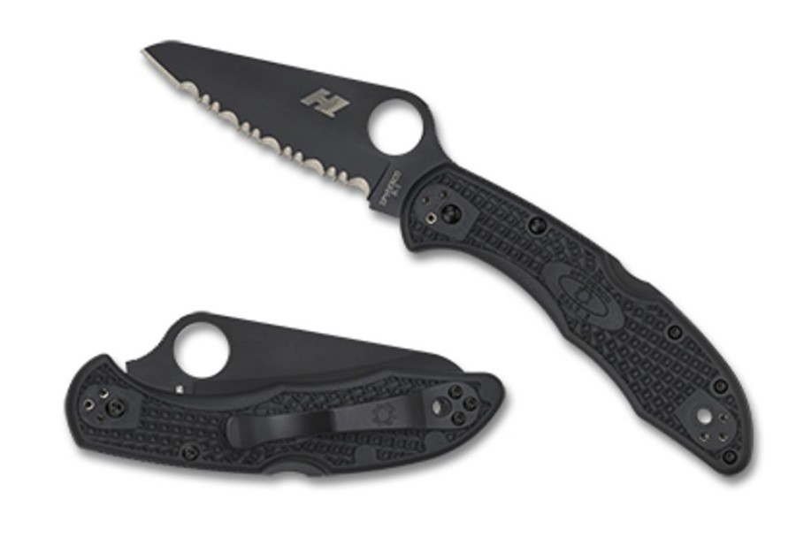 General Spyderco | Salt® 2 Frn Black/Black Blade