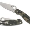 General Spyderco | Military™ 2 Camo G-10 Plainedge