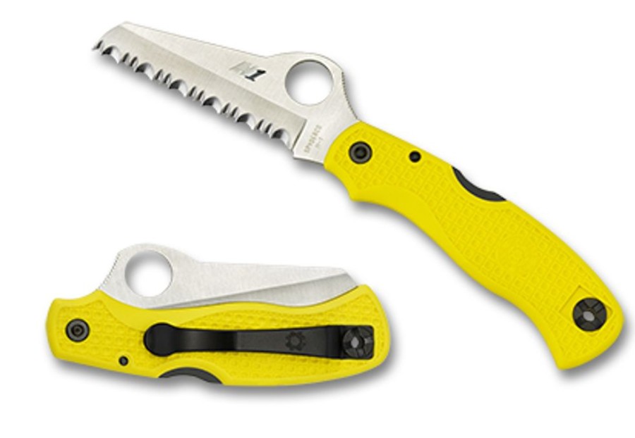 General Spyderco | Saver Salt™ Clipit® Yellow Frn