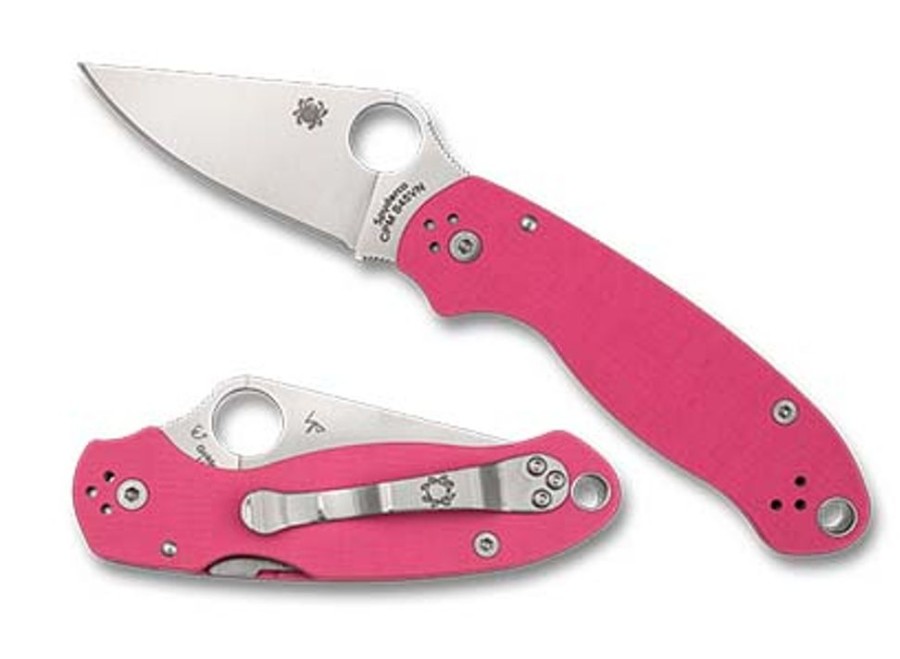 General Spyderco | Para® 3 Pink G-10 Cpm S45Vn Exclusive