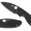 General Spyderco | Efficient™ G-10 Black/Black Blade