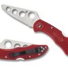 General Spyderco | Delica® 4 Frn Red Trainer