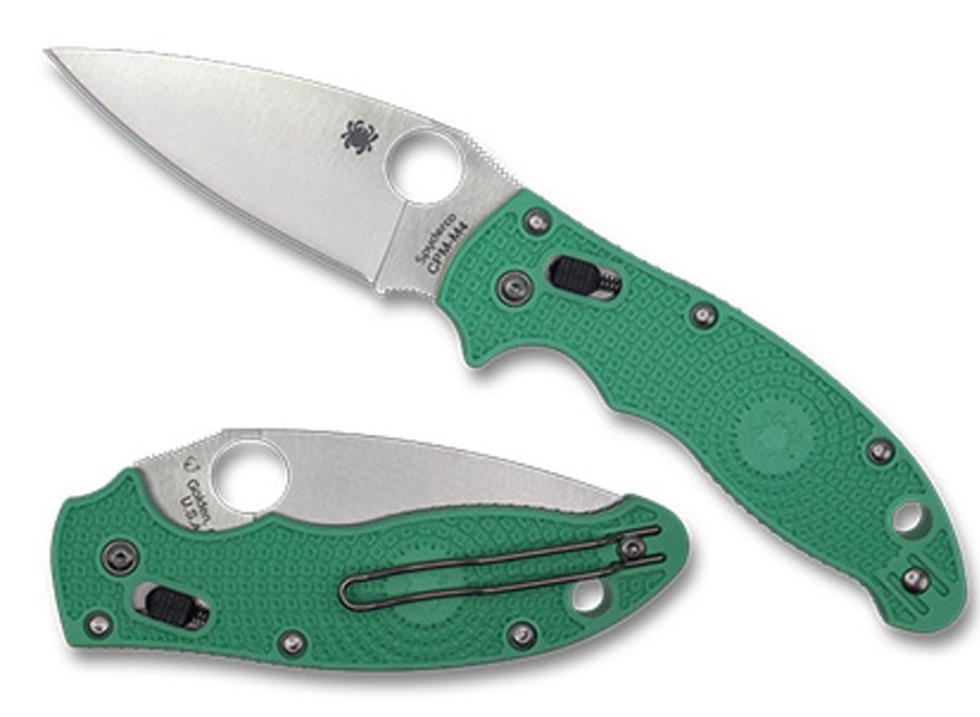 General Spyderco | Manix® 2 Lightweight Frcp Mint Green Cpm M4 Exclusive