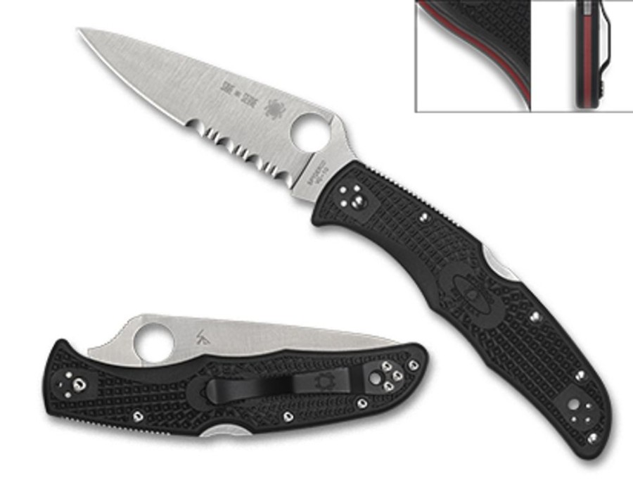 General Spyderco | Endura® 4 Lightweight Thin Red Line