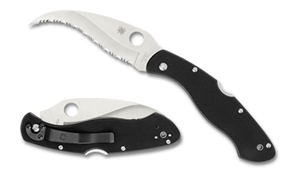 General Spyderco | Civilian® Clipit® Black G-10