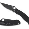 General Spyderco | Military™ Model G-10 Black/Black Blade