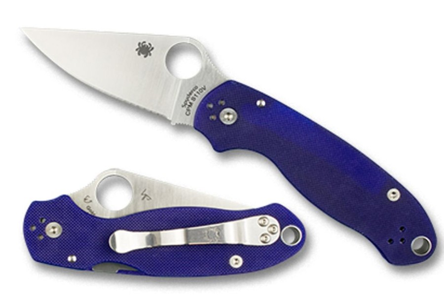 General Spyderco | Para® 3 G-10 Dark Blue Cpm S110V