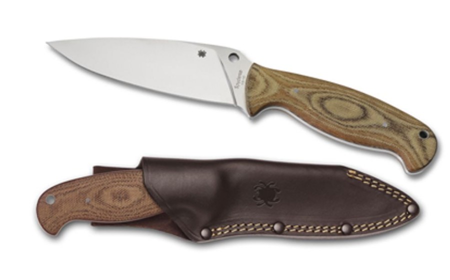 General Spyderco | Temperance™ 2 Canvas Micarta Brown