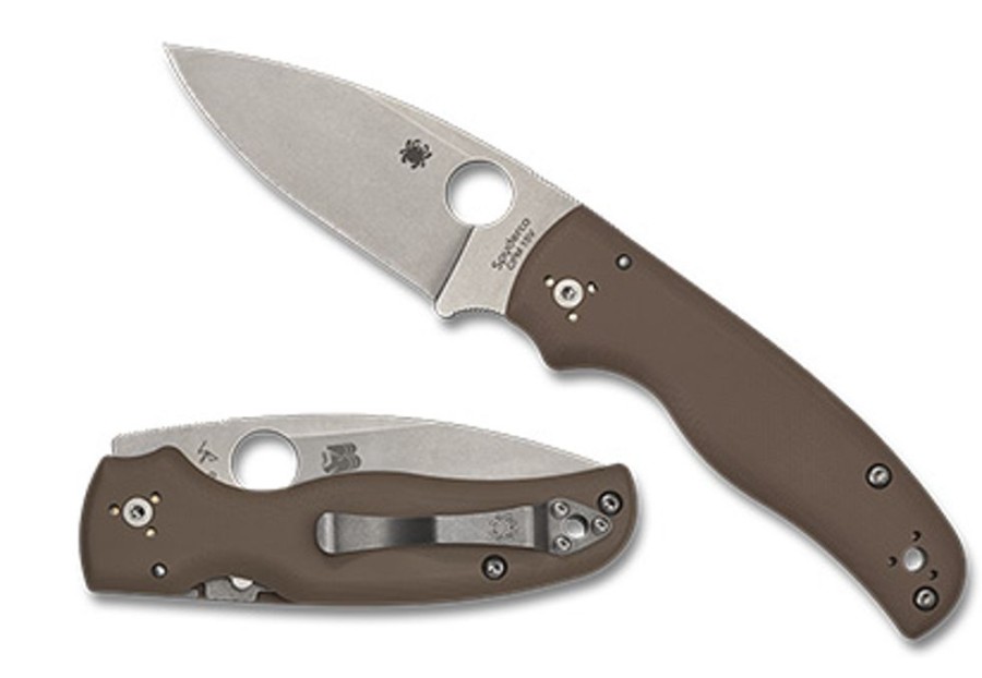 General Spyderco | Shaman® Brown G-10 Cpm® 15V® Sprint Run™